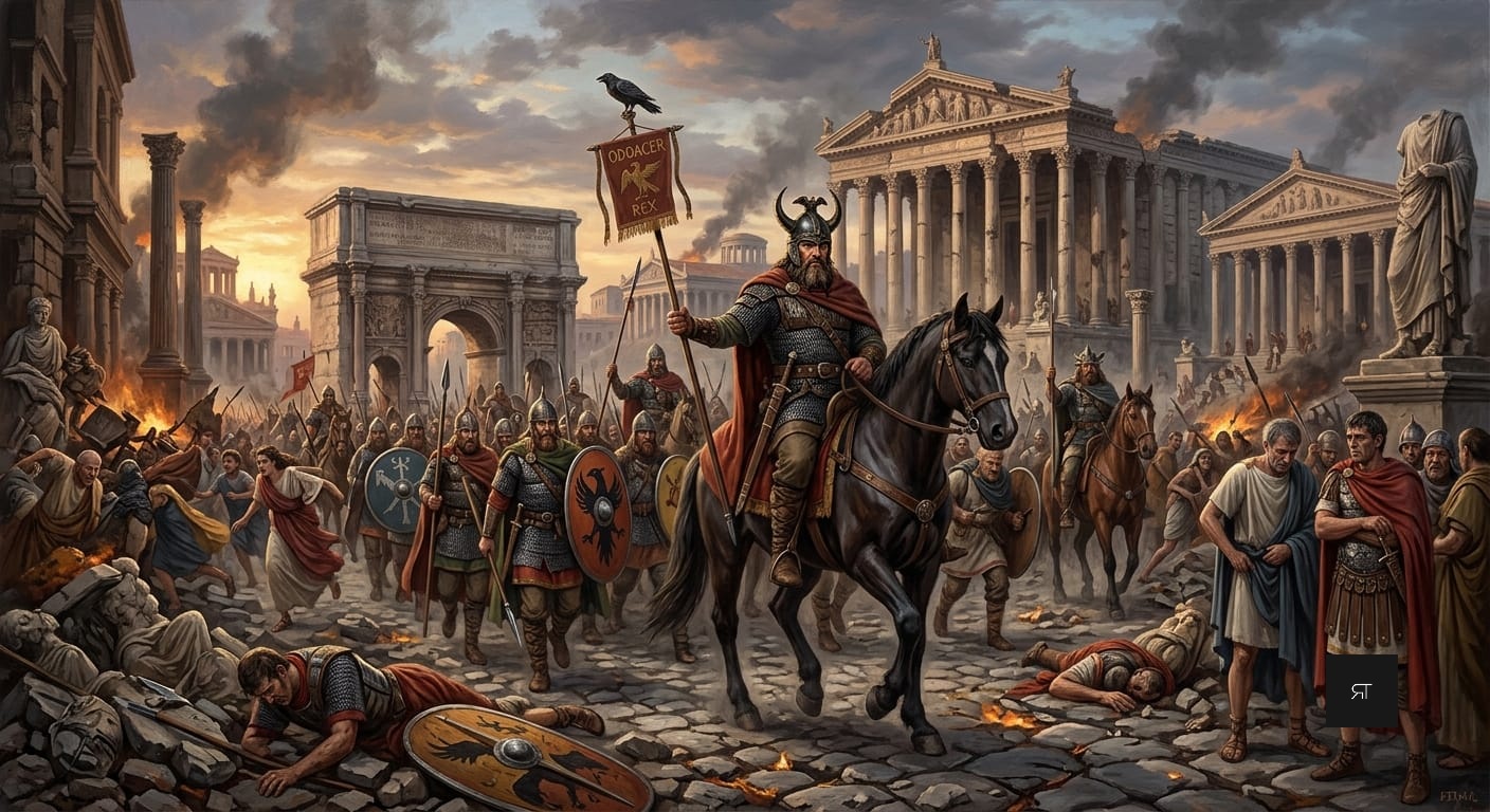 odoacer capturing rome